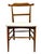 This vintage mid-century modern dining or side chair is designed in the style of Milo Baughman and features a clean,...
