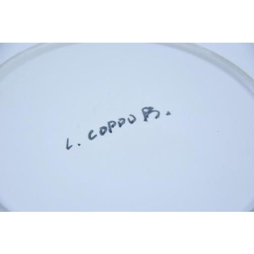 Ceramic Maker : L. Coppo Barberis ⌀23.50 cm. ⌀9.25 in. Excellent condition This ceramic piece, poised between balance and...