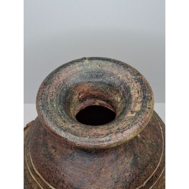 Stone Mid 20th Century Kenyan Kisii Soapstone Vase With Incised Fish and Geometric Motifs - Hand-Carved For Sale - Image 7 of 11