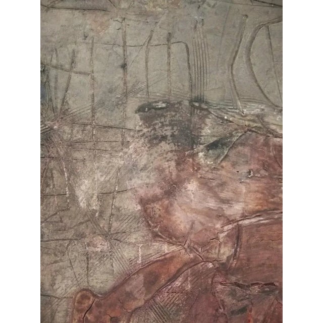 Hector Ramirez Ortega, Composition, 1990, Mixed Media on Paper For Sale - Image 4 of 8