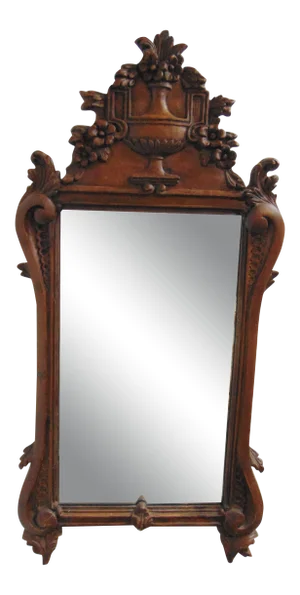 Italian Style Carved Pine Mirror