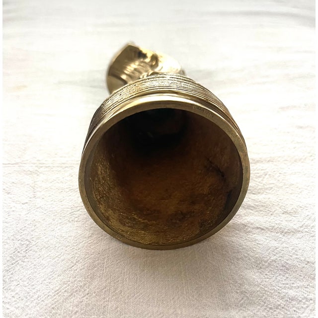 Vintage Dolphin Motif Solid Brass 3-Handle Tub & Shower Set – Unlacquered Polished Brass, Hollywood Regency Style Phylrich For Sale - Image 12 of 17