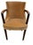 Art Deco British Velvet Salon Armchair, 1930 For Sale - Image 3 of 10