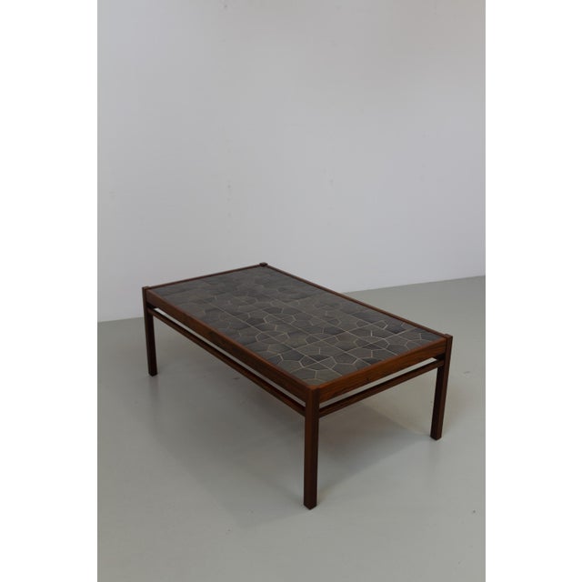 Mid-Century Danish Rosewood Coffee Table with Tiled Top, 1960s For Sale - Image 9 of 18