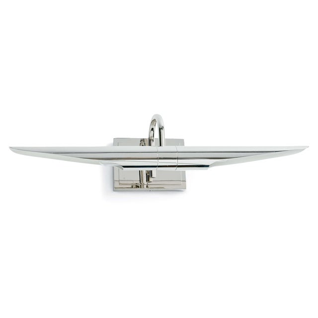 Regina Andrew Redford Picture Light Small in Polished Nickel For Sale In Detroit - Image 6 of 6