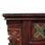 Brown Antique Tibetan Floral Polychromed & Carved Rosewood Tea Cabinet C1890 For Sale - Image 8 of 15