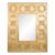 French Directoire Style Gold Gilt Rectangle Wall Hanging Mirror For Sale