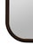 Jude Rounded Edge Wall Mirror, Espresso For Sale - Image 4 of 10