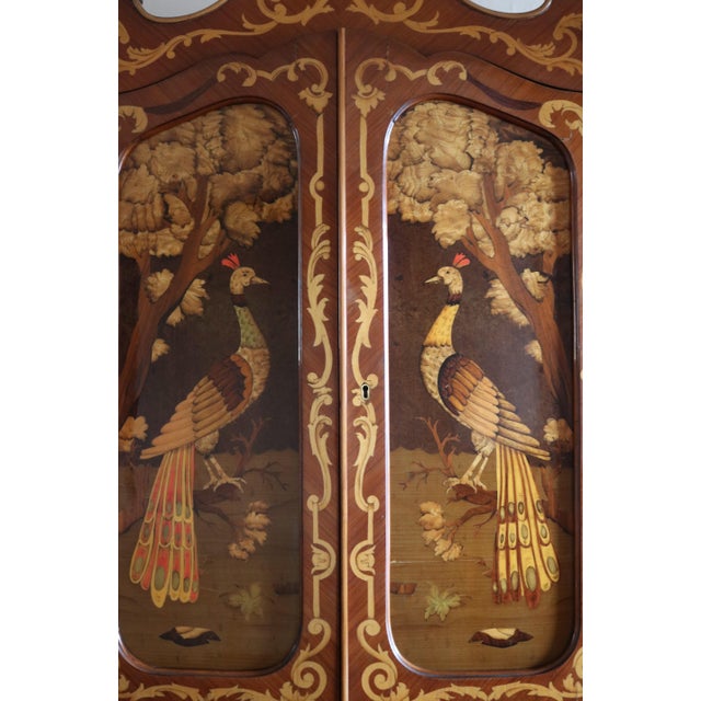 Rococo Baroque Inlaid Trumeau, 1960s For Sale - Image 3 of 15
