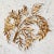 1960’s Italian Mid Century Hollywood Regency Gilt Metal Wall Sculpture of Branches With Leaves For Sale - Image 9 of 12