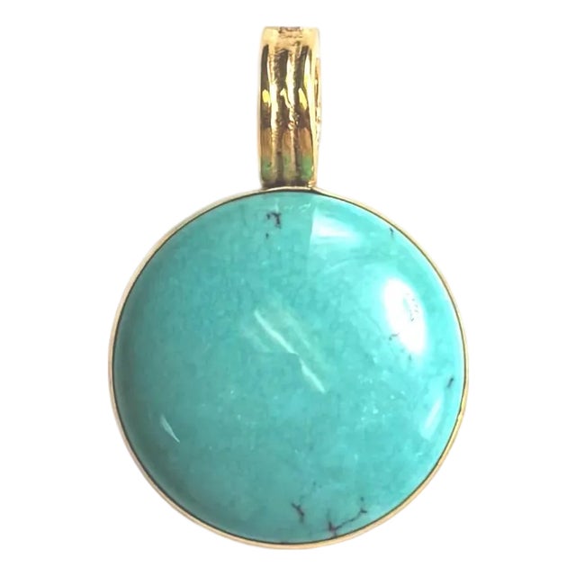 30mm Natural Turquoise Enhancer For Sale