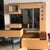 Italian Modern Dry Bar Unit with Mirror, Brass Accents and Stools, 1970s, Set of 3 For Sale - Image 11 of 15