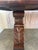 Spanish Colonial Revival Walnut Dining Table With Hand-Carved Scroll For Sale - Image 11 of 17