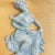 1940s Virgo Lady Antique Metal Plaque For Sale - Image 5 of 6