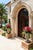 Pair of Vintage Mid-Century Fluted Cast Stone Garden Urns For Sale - Image 9 of 12