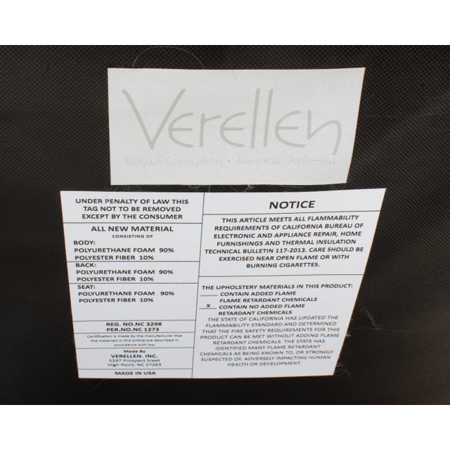 Black Verellen “Murphy” Black Hair on Hide Armchair For Sale - Image 8 of 8