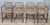 Traditional Late 20th Century Set of Four Hickory Chair Mahogany Alligator Pattern Leather Counter Stools For Sale - Image 3 of 11