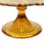 Art Deco Amber Cake Stand in Depression Glass For Sale - Image 6 of 16