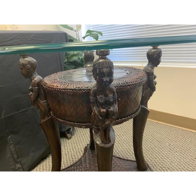Mid 20th Century Ernest Hemingingway African Queen Collectors Accent Table For Sale In West Palm - Image 6 of 17