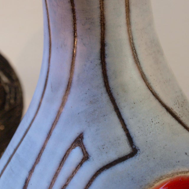 French Ceramic Vase by Robert Dupanier, 1950s For Sale - Image 13 of 18