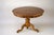 Brown Antique Biedermeier Round Coffee Table with Marquetry Works, 1860 For Sale - Image 8 of 18