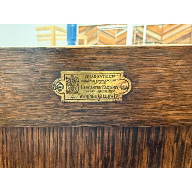 Waring & Gillow of Lancaster Jacobean Revival Nightstand, Antique For Sale - Image 12 of 12