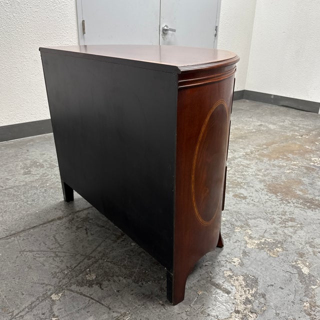 Schumacher Demi-Lune End Table With Extension Surface For Sale In San Francisco - Image 6 of 12