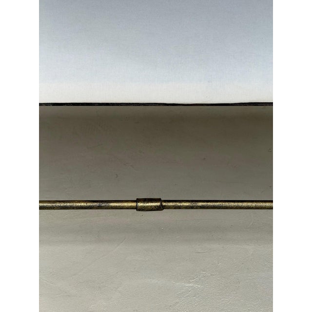 Spanish Gilt Iron Bench With Scrolled Feet For Sale In New York - Image 6 of 12