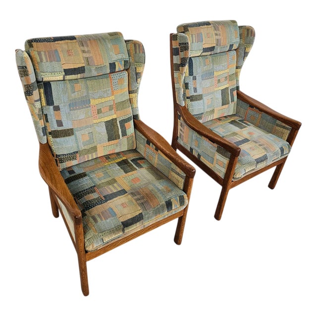 Wingback Lounge Chais from Casala, 1960s, Set of 2 For Sale
