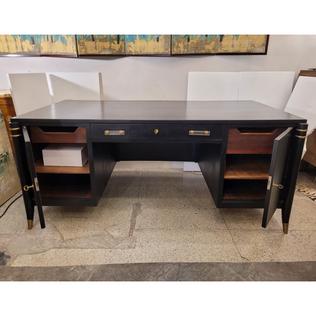 Art Deco Desk in the style of Léon & Maurice Jallot, France, 1940s For Sale - Image 11 of 18