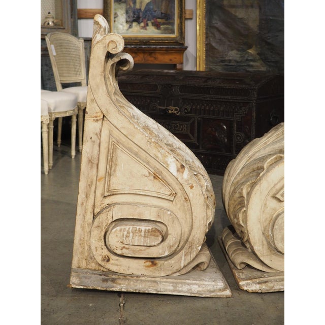 Pair of Large North Italian Wall Bracket Consoles, Circa 1800 For Sale - Image 16 of 18