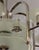 1930s Vintage Bohemian Bauhaus Nickel Chandelier, 1932 For Sale - Image 5 of 6