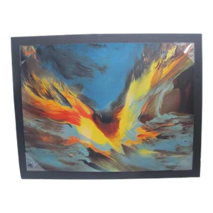 Leonardo Nierman Limited Edition Framed Intuition of the Universe II Lithograph