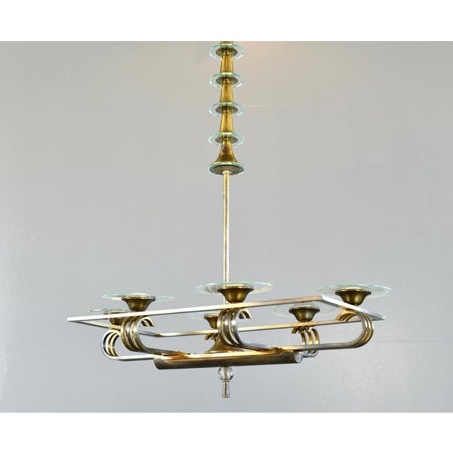 Art Deco Chandelier, 1930s For Sale - Image 18 of 18