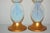 Glass Vintage Murano White Opaline Glass Lamps For Sale - Image 7 of 10