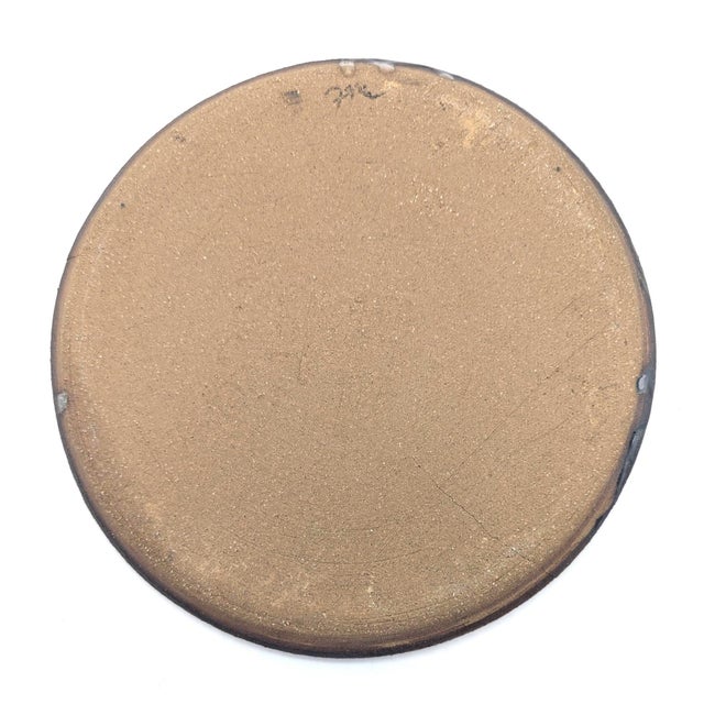 Vintage Artist Signed Glazed Stoneware Decorative Platter For Sale - Image 11 of 12