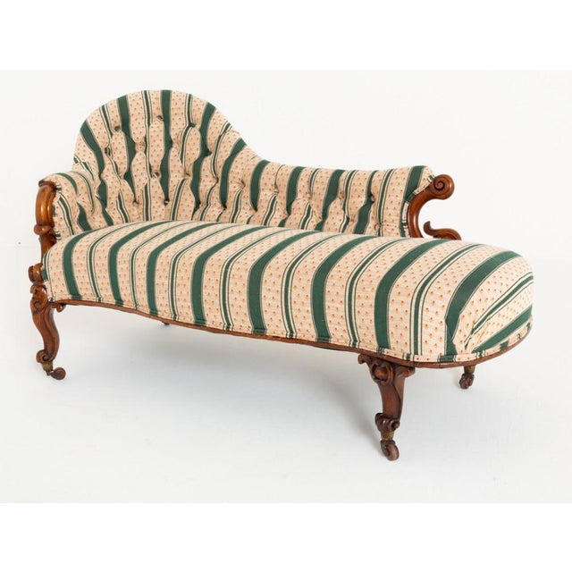 Victorian Chaise Lounges in Mahogany, 1860s For Sale - Image 10 of 10