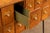 Wood Vintage Card Catalog With Hairpin Legs For Sale - Image 7 of 11