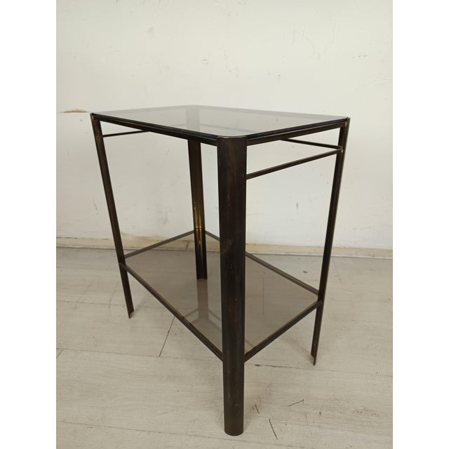 Gold Bronze Side Table, 1970s For Sale - Image 6 of 16