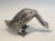 1940s Silver Plated Bronze Duck Sculpture For Sale - Image 5 of 11