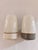 Light Blue Ceramic Model 6077 Sconces by Wilhelm Wagenfeld for Lindner, 1950s, Set of 2, in Very Good conditions. Designed...