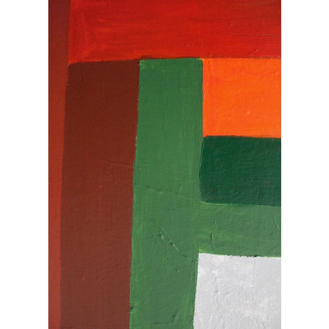 Bodasca, Colorful Stripes Abstract Composition, 2025, Acrylic on Canvas For Sale - Image 3 of 8