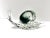 A whimsical Murano-style handblown glass snail sculpture featuring elegant two-tone coloration and smooth organic curves....