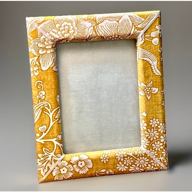 Vintage Pierre Deux Picture Frame from the late 1980’s. In excellent condition. Fabric wrapped 8” x 10” picture frame....