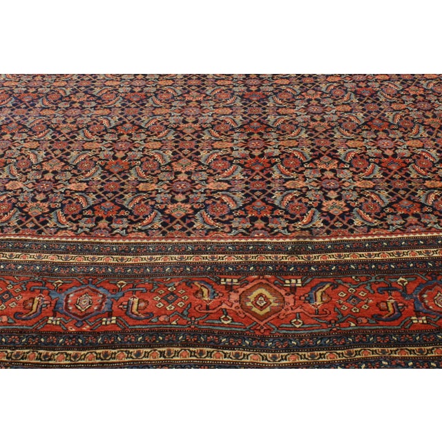 Late 19th Century Persian Bijar Rug, 13'00 X 22'08 For Sale In Dallas - Image 6 of 7