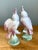 Light Pink Vintage Ceramic Cockatoo Figurines - Pair For Sale - Image 8 of 12