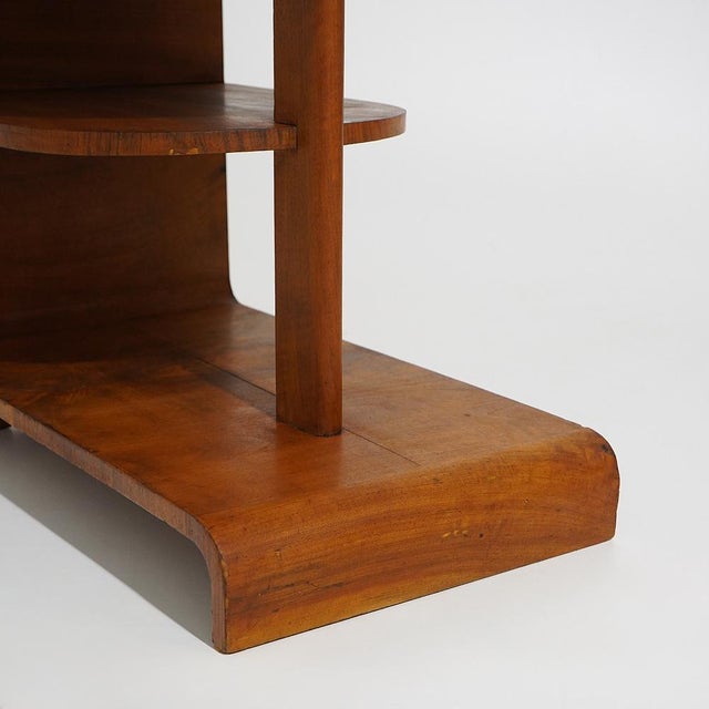 Floor Lamp with Burl Table, 1930s For Sale - Image 14 of 17