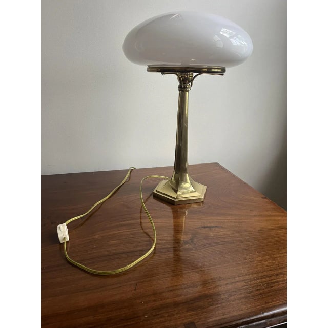 Art Nouveau Josef Hoffmann Table Lamp, Wiener Werktaette, Jugenstil For Sale - Image 3 of 6