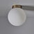 White 1950s Mauri Almari Glass & Metal Wall or Ceiling Lamp for Itsu For Sale - Image 8 of 18