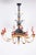Empire Chandelier in Carved Pear, Steel & Gold Leaves, Austria, 1800s For Sale - Image 9 of 13